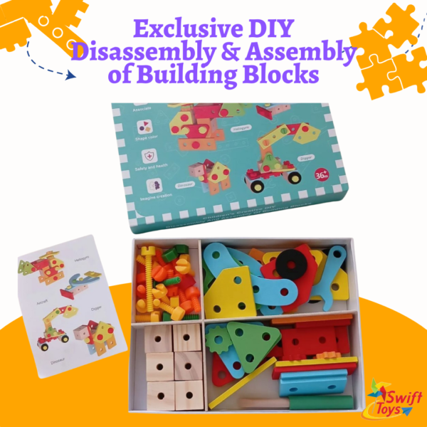 Exclusive DIY Disassembly & Assembly of Building Blocks