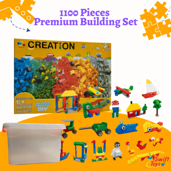 1100 Pieces Premium Building Set