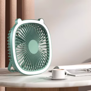 4-in-1 Portable Fan & Light: Desktop, Camping, Ceiling Fan with USB Charging & Night Light