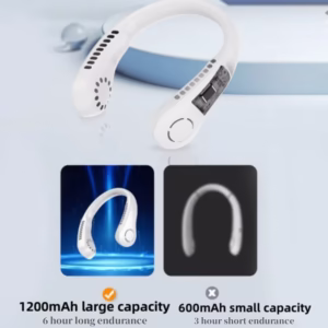 Mini Neck Portable Air Cooler Fan Hanging Rechargeable Summer Sport Fan (1)