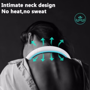 Mini Neck Portable Air Cooler Fan Hanging Rechargeable Summer Sport Fan (5)