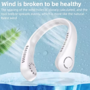 Mini Neck Portable Air Cooler Fan Hanging Rechargeable Summer Sport Fan (6)