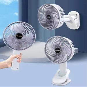 rsz 9 inch mini folding fan portable usb rechargeable pedestal standing table desk fan 1